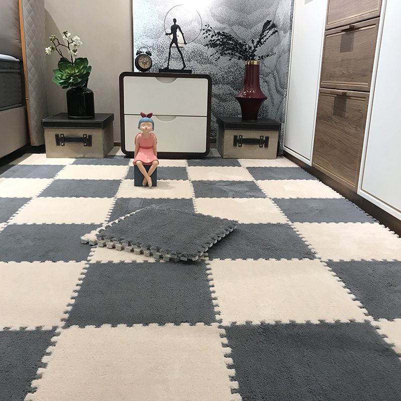 Skorter | Color-fade-resistant carpet tile Solid color interlocking carpet tile
