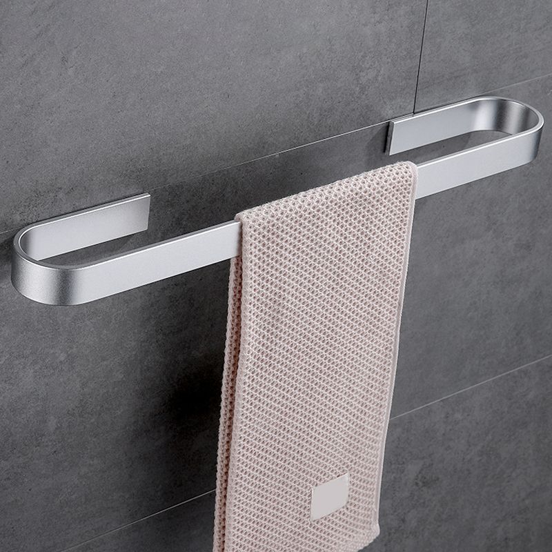 Skorter | Contemporary 2-piece Bathroom Accessory Set Aluminum Stainless Steel Towel Bar