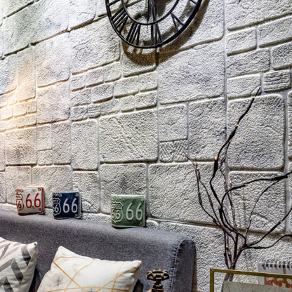 Skorter | 3D artificial stone wall panel industrial style living room wall panel (pack of 10)