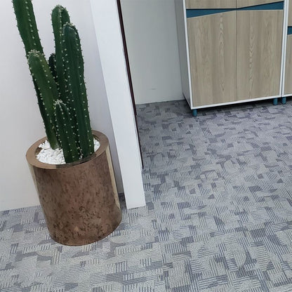 Skorter | Fireproof Square PVC Flooring Peel and Stick Waterproof PVC Flooring