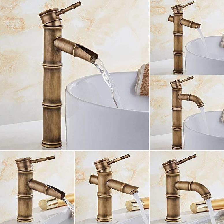Skorter | Brass Country Basin Faucet Single Hole Sink Faucet for Bathroom