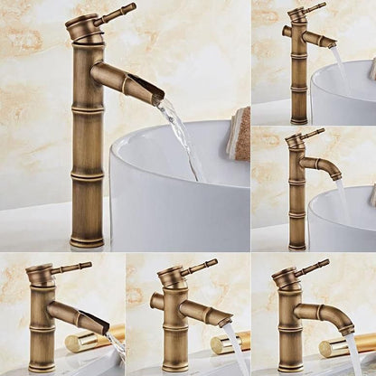 Skorter | Brass Country Basin Faucet Single Hole Sink Faucet for Bathroom