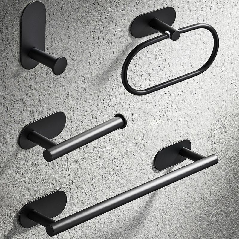 Skorter | 4-piece traditional bathroom hardware set with towel ring/paper holder & bath towel hook