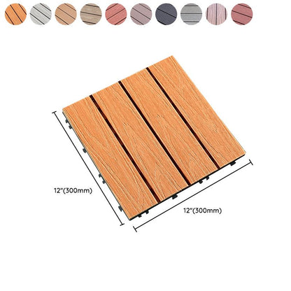 Skorter | Composite deck tile Solid Color Waterproof Patio Floor Tile