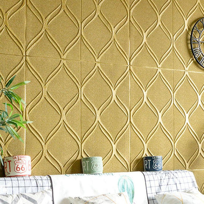 Skorter | Contemporary waterproof wall planks striped brick bedroom wall panels