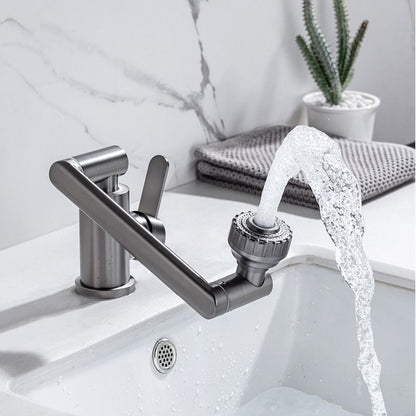 Skorter | Contemporary Centerset Faucet Lever Handles Low Arc Stainless Steel Faucet