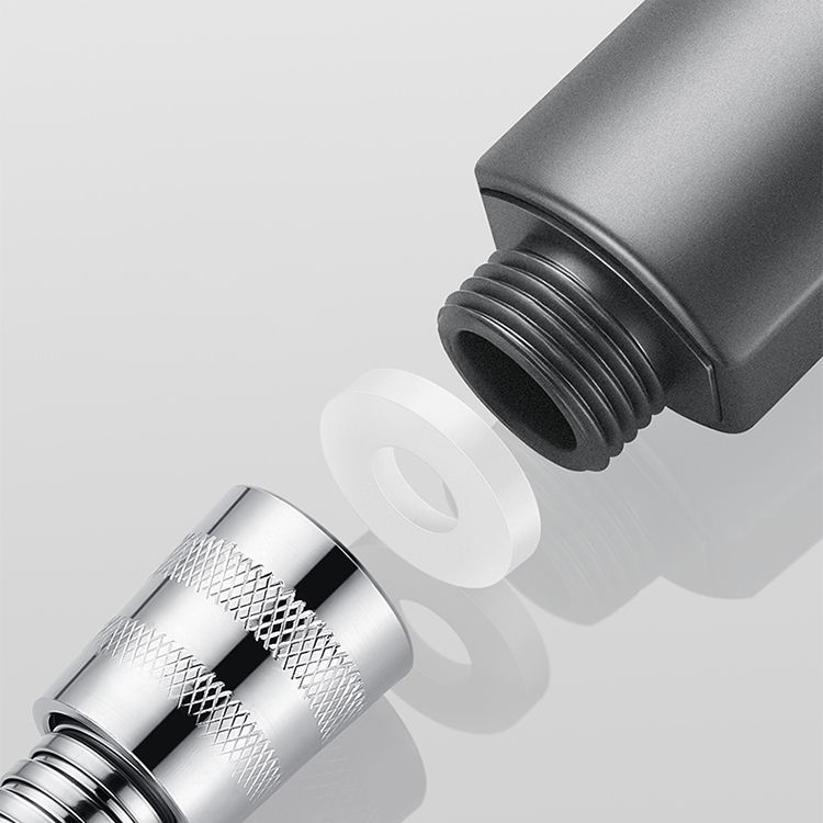 Skorter | 5-Spray Pattern Handheld Shower Head High Flow Wall Mounted Shower Head