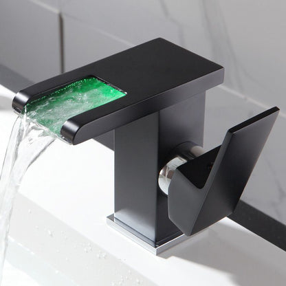 Skorter | Basin faucet lever handle waterfall outlet bathroom fixture