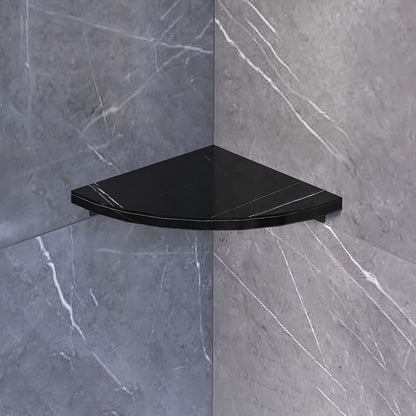 Skorter | 3-piece modern bathroom accessory set marble and metal bathroom shelf