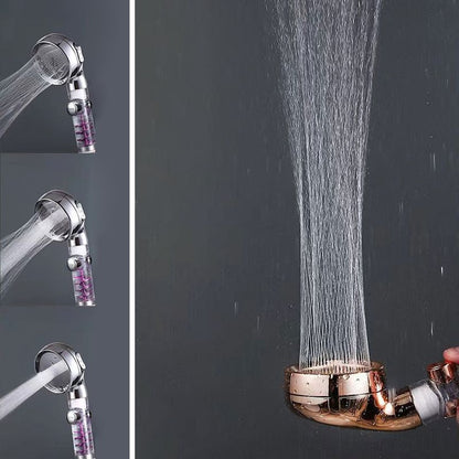 Skorter | 3 Settings Shower Combo Wall Mounted Stainless Steel Hand Shower