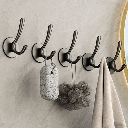 Skorter | 10-piece Bathroom Accessory Set Modern Matt Gray Bathrobe Hooks