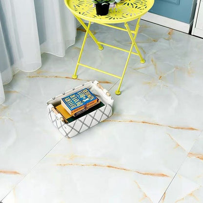 Skorter | 24" x 24" x 1.2mm Vinyl Floor Square Peel and Stick PVC Floor