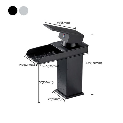 Skorter | Basin faucet lever handle waterfall outlet bathroom fixture