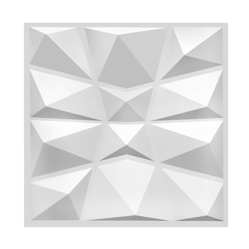 Skorter | Modern Zinc Back Wall Panel Smooth Upholstered Wall Ceiling in Black and White