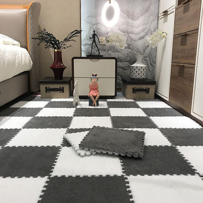 Skorter | Color-fade-resistant carpet tile Solid color interlocking carpet tile