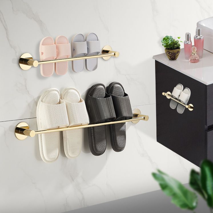 Skorter | 2-piece bathroom accessory set modern stainless steel slipper rack