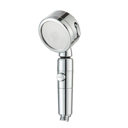 Skorter | Contemporary 3 Beam Shower Head Adjustable Spray Pattern Rotating Hand Shower