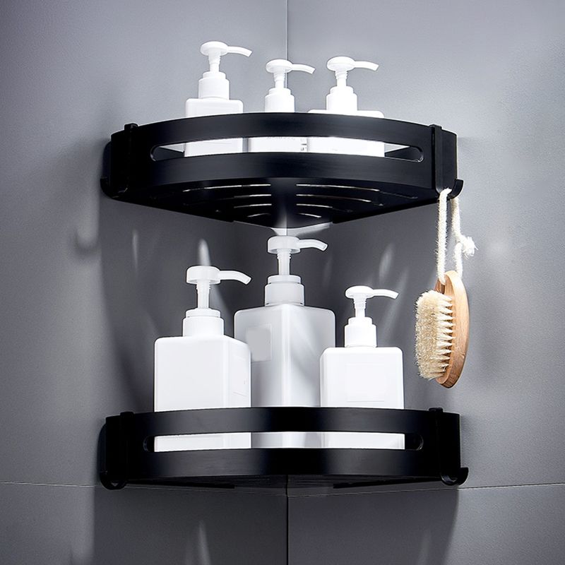Skorter | Black Bathroom Set Modern 1/2/3 - Piece Anti-Rust Bathroom Rack