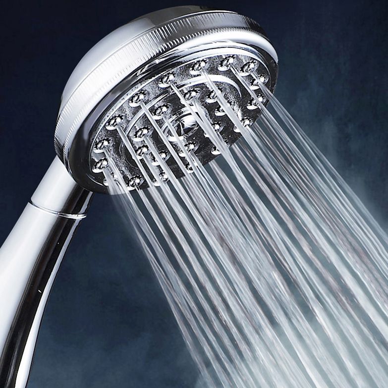 Skorter | Contemporary Brass Round Hand Shower Water Filtration Shower Head