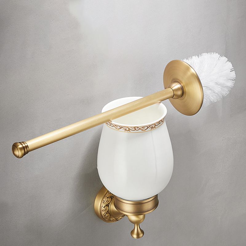 Skorter | Traditional brushed brass bathroom accessories as a single piece or in a set