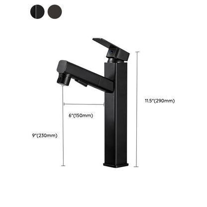 Skorter | Contemporary bathroom sink faucet single-handle swivel spout sink faucet