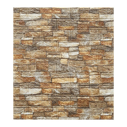 Skorter | Country House Wall Plank 3D Brick Bathroom Living Room Wall Panels Set of 2