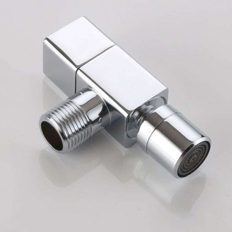 Skorter | Contemporary Wall Mounted Bathroom Faucet Knob Handle Solid Brass Round Faucet