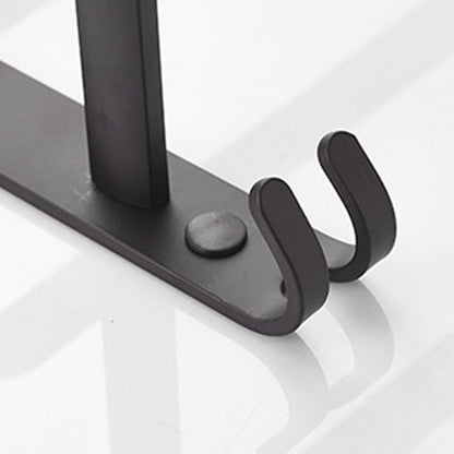 Skorter | Modern black aluminum bathroom furniture set towel bar bathroom fittings