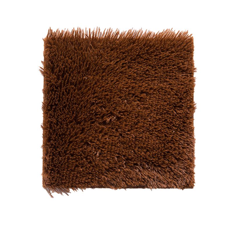 Skorter | Basic carpet tiles solid color long pile square bedroom carpet tiles