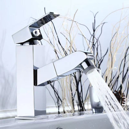 Skorter | Contemporary Vessel Faucet Pull-Down Faucet with Single Handle