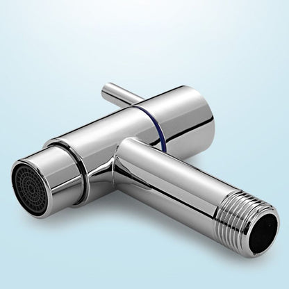 Skorter | Contemporary Wall-Mounted Bathroom Faucet Single Hole Low Arc Solid Brass Circular Faucet