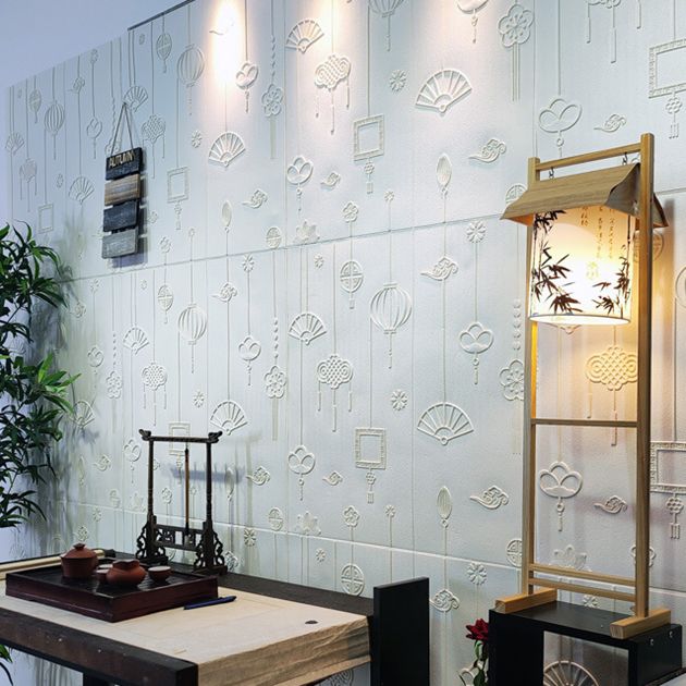 Skorter | Contemporary Wall Panels Self-Adhesive Waterproof Cartoon 3D Print Wall Covering