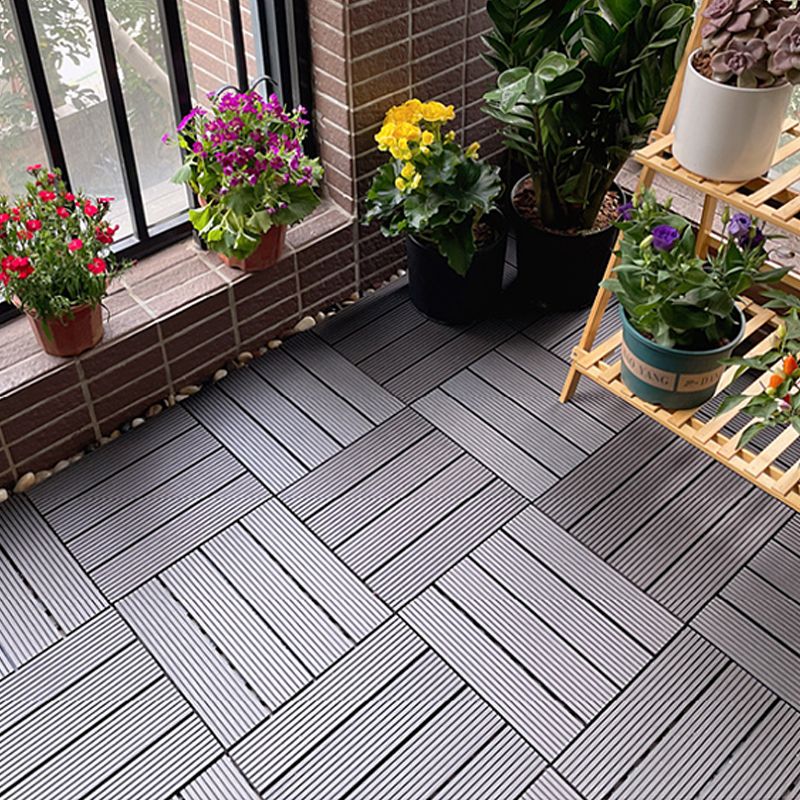 Skorter | Corrosion-resistant Wood Floor Modern Style Square Outdoor Wood Floor