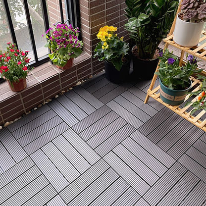 Skorter | Corrosion-resistant Wood Floor Modern Style Square Outdoor Wood Floor