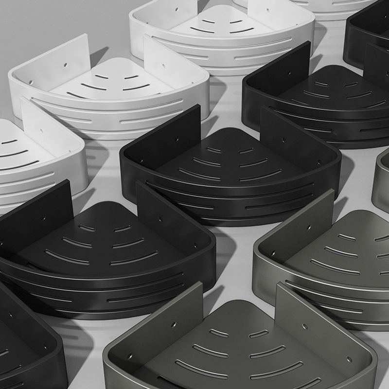 Skorter | 3-piece bathroom accessory set Contemporary aluminum bathroom shelf