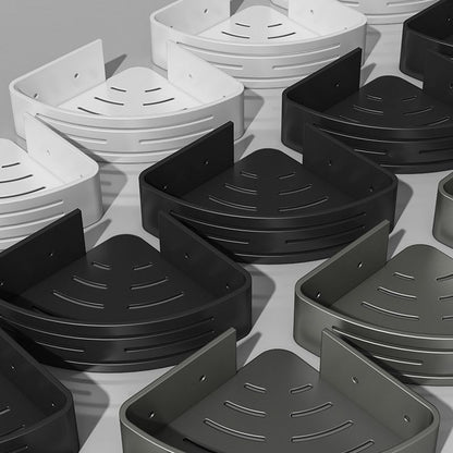 Skorter | 3-piece bathroom accessory set Contemporary aluminum bathroom shelf