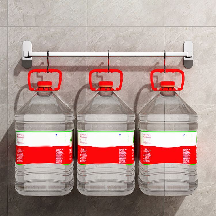 Skorter | 2-Piece Stainless Steel Slip-Resistant Modern Chrome Bathroom Hardware Set