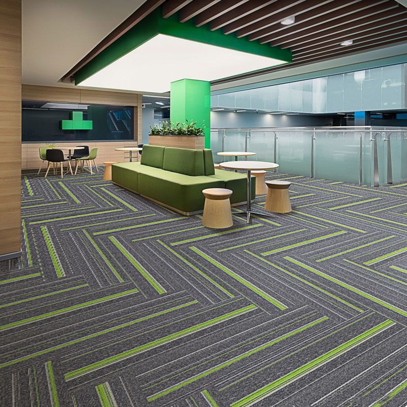 Skorter | Dark Color Level Loop Carpet Tile Non-Slip Self-Adhesive Indoor Office Carpet Tiles