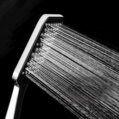 Skorter | Chrome Square Shower Head Combination Wall Mounted and Ceiling Mounted Handheld Shower