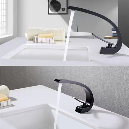 Skorter | 17 cm High Sink Faucet Luxury 1 Hole Sink Faucet Cubic Bathroom Faucet