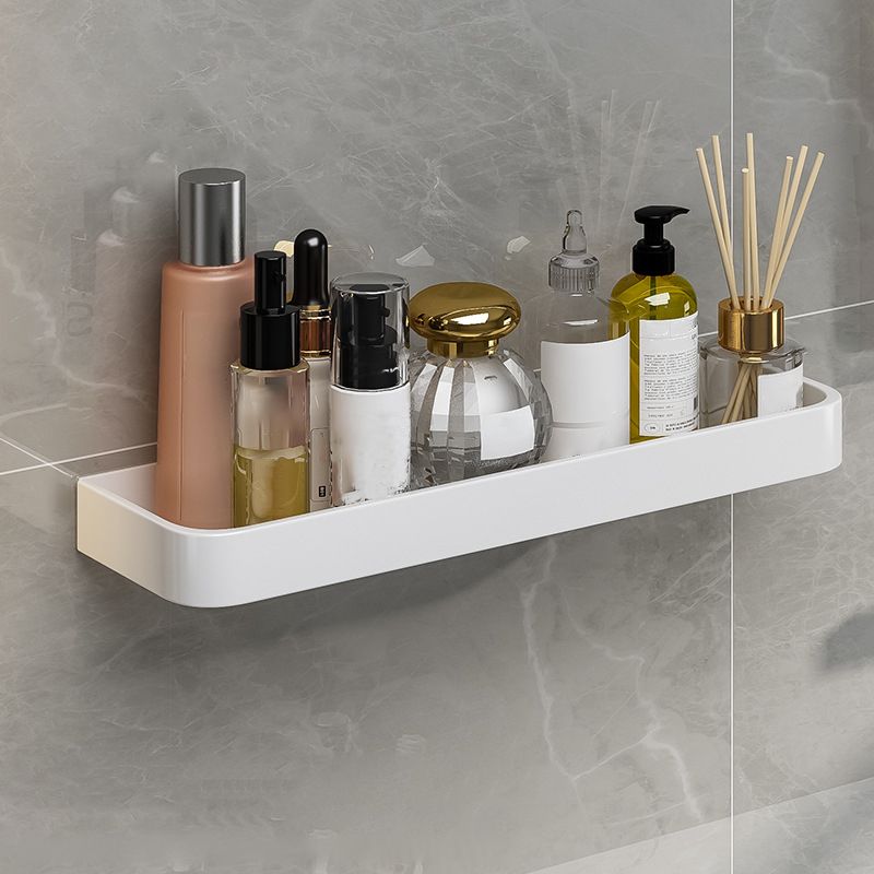 Skorter | Contemporary Bathroom Accessory Set Metal Bathroom Shelf in White