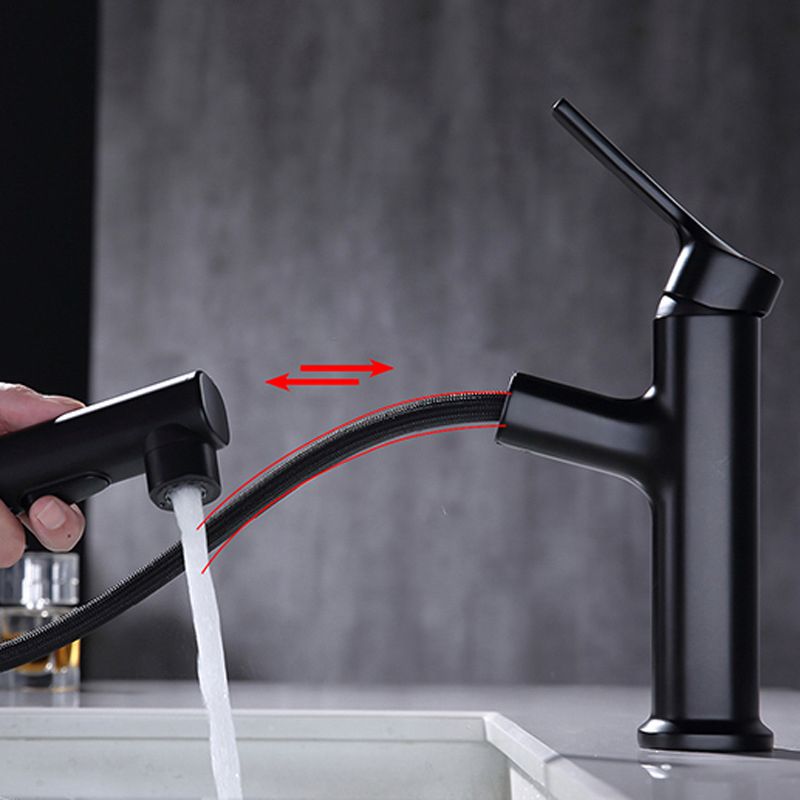 Skorter | Round Vessel Sink Bathroom Faucet Simple Style Faucet with Brass Material