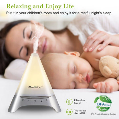 Skorter | 120ml Cooling mist humidifier Ultrasonic aroma essential oil diffuser