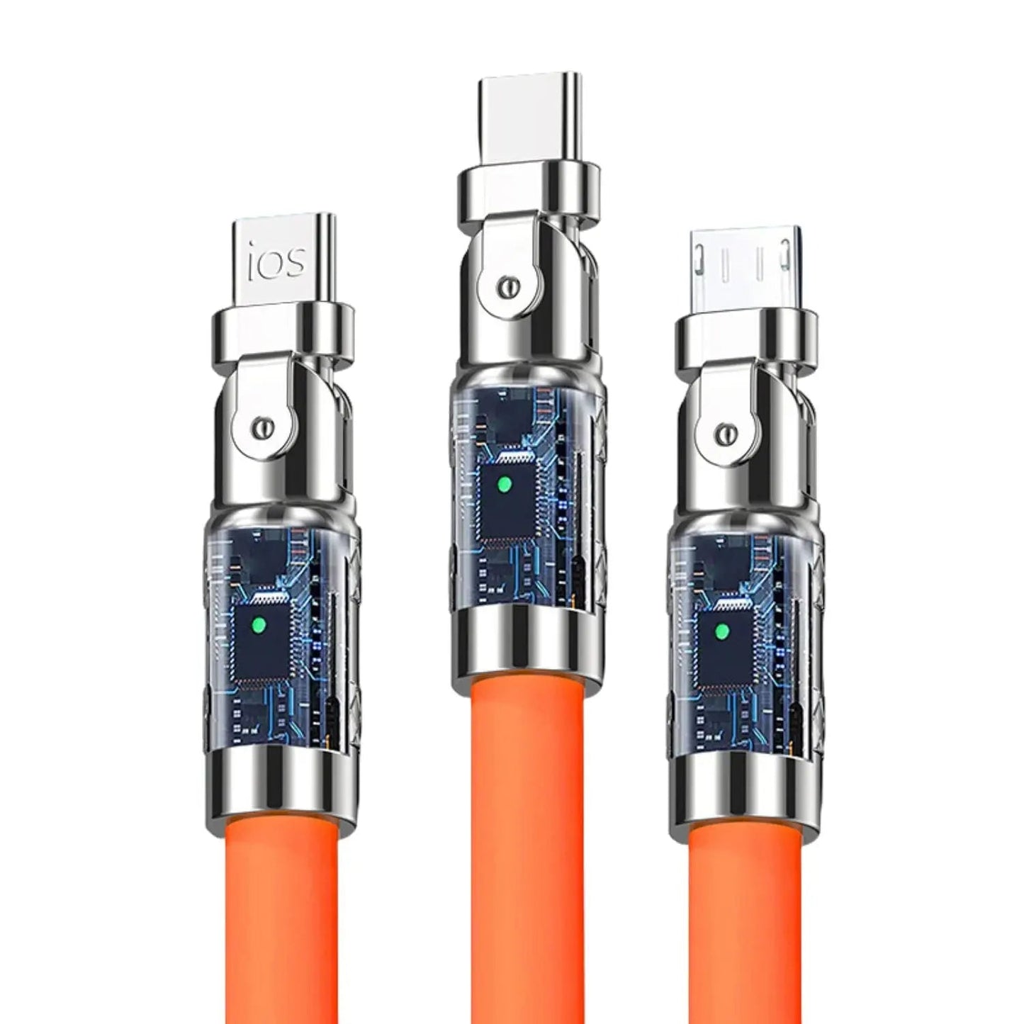 Skorter | Fast 120W Triple Charging Cable - Simple and Efficient