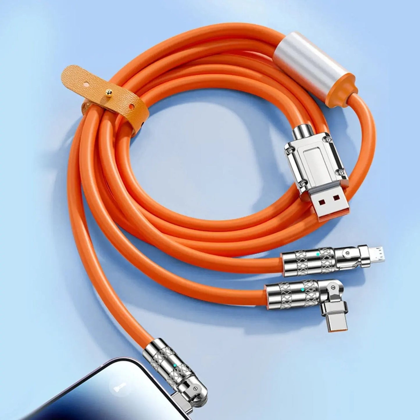 Skorter | Fast 120W Triple Charging Cable - Simple and Efficient