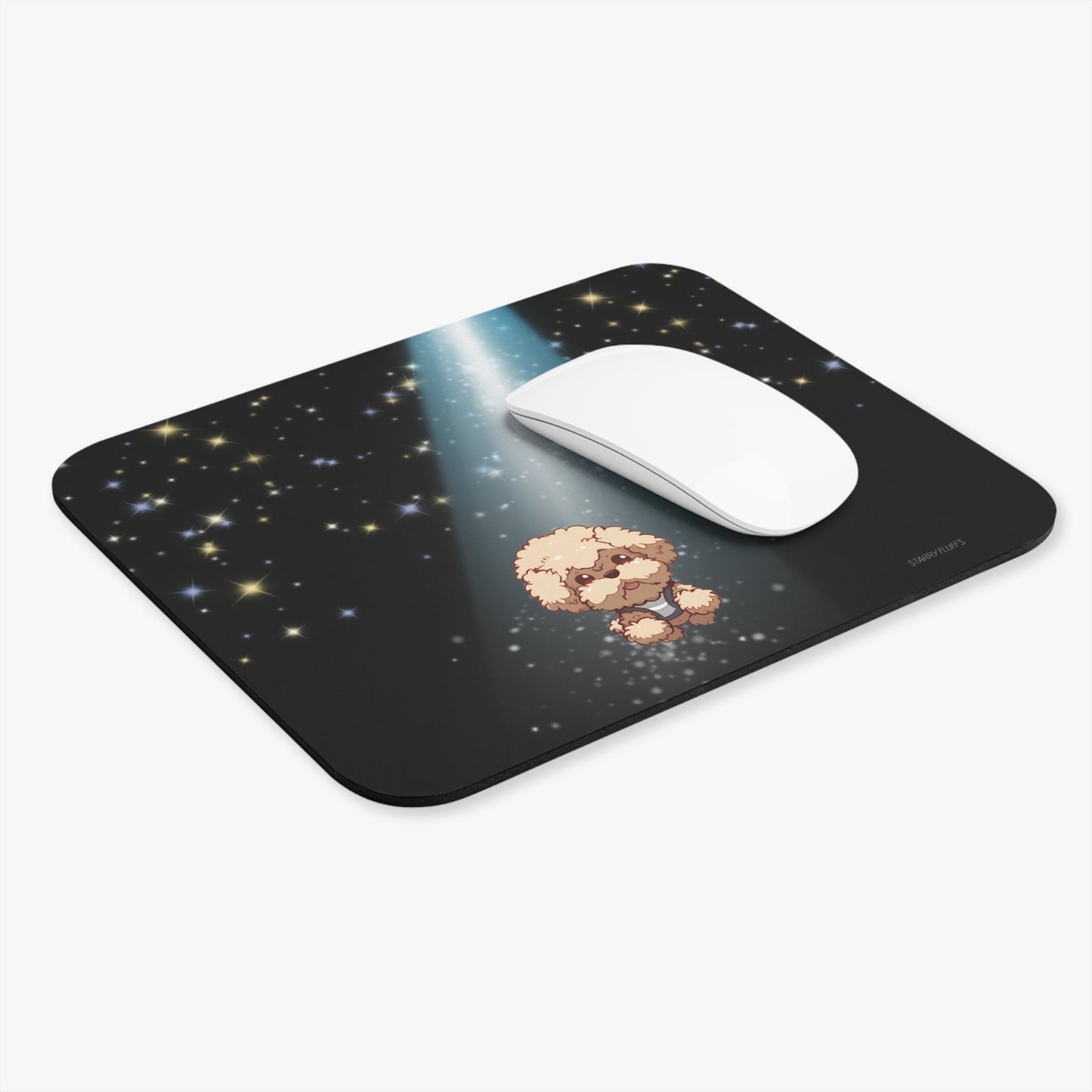 Skorter | Fluff's - Pookie the Poodle Beaming Mouse Pad