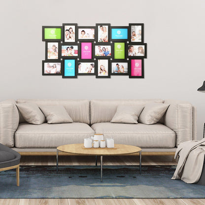 Skorter | 12/18 Picture Frames Collage for Pictures in 4" x 6" Glass Protection