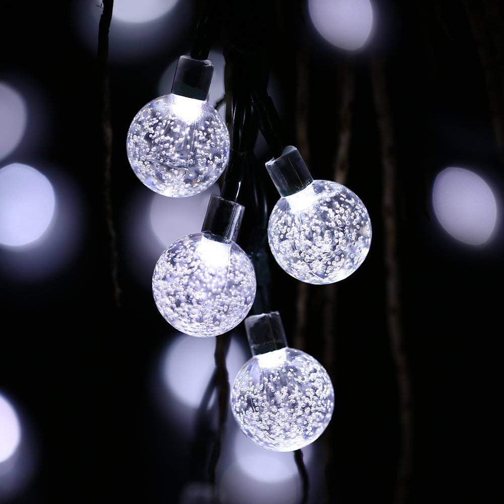 Skorter | Solar-powered Crystal Ball String Lights