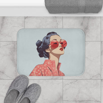 Skorter | Chic Sakura Shades Bath Mat