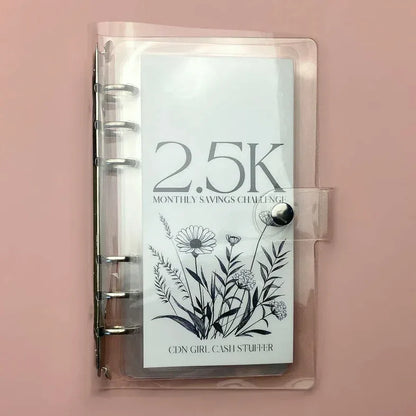 Skorter | 12-Month Envelopes Money-Saving Challenges Binder